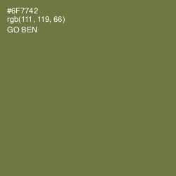 #6F7742 - Go Ben Color Image